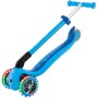 Самокат Globber серії Primo Foldable Lights блакитний Колеса з підсвічуванням (432-101-3)