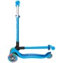 Самокат Globber серії Primo Foldable Lights блакитний Колеса з підсвічуванням (432-101-3)