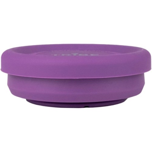 Чашка туристична Tribe Collapsible Shot 90 мл з кришкою, plum (T-FF-0030-plum)