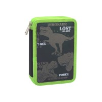 Пенал Cool For School 2 відділення з відворотами Чорний (CF87271)