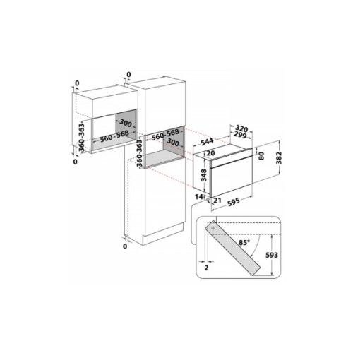 Мікрохвильова піч Whirlpool WMN571BX