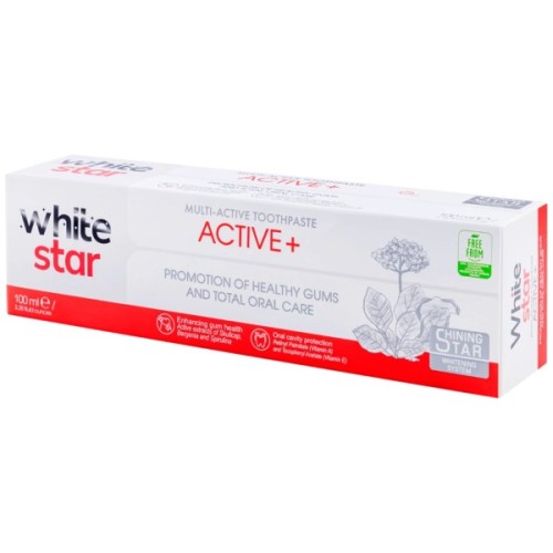 Зубна паста White Star Active+ 100 мл (3800237400324)