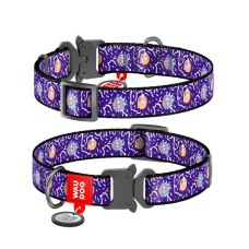 Нашийник для тварин WAUDOG Nylon з QR паспортом "Рік і Морті 2" металева пряжка-фастекс L (4507-0281)