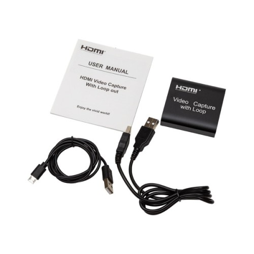 Пристрій захоплення відео PowerPlant HDVC3 HDMI 4k/30hz (CA914142)