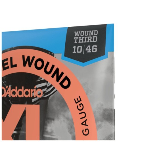 Струни для гітари D'Addario XL Nickel Wound 3rd Regular Light (10-46) (EXL110W)
