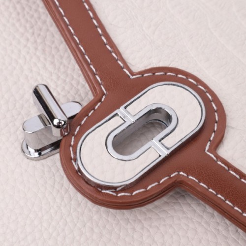 Сумка Vintage Жіноча з фактурним клапаном з натуральної шкіри Біла (22623)