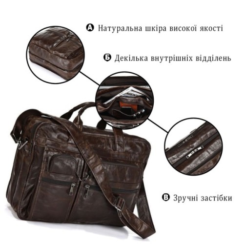 Сумка Vintage Коричнева (14056)