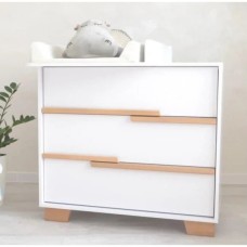 Комод-пеленатор Angelo Loft (біло-буковий) 90х51х90 (20008)