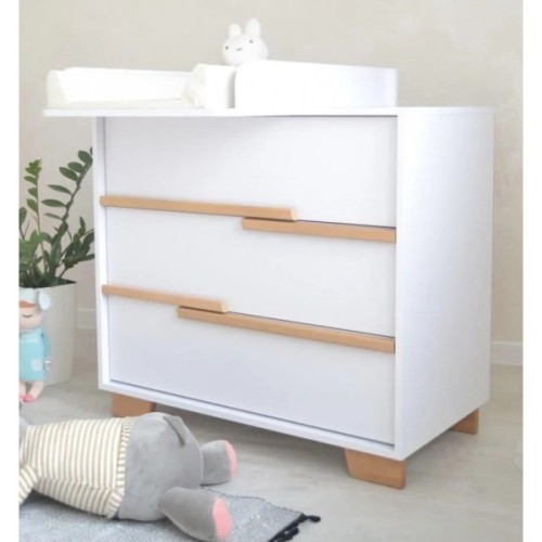 Комод-пеленатор Angelo Loft (біло-буковий) 90х51х90 (20008)