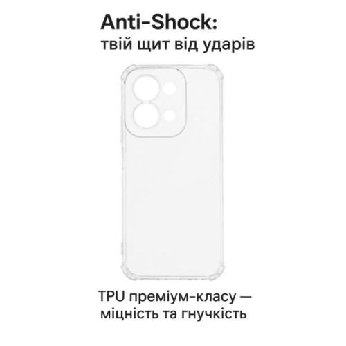 Чохол до мобільного телефона BeCover Anti-Shock Xiaomi Redmi 15C 4G/5G Clear (713812)