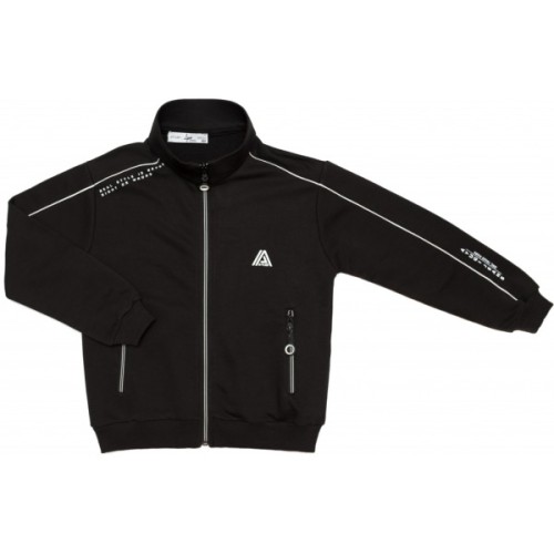 Спортивний костюм дитячий A-Yugi на блискавці (7052-146B-black)