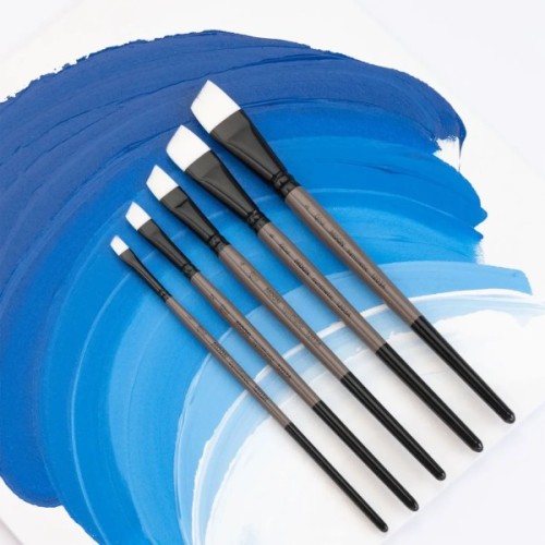 Пензлик для малювання Rosa Синтетика кутова, MOON 1203A, №2 (4823098534235)