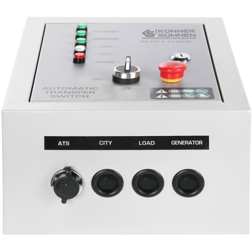 Автоматичне введення резерву (АВР) Konner&Sohnen KS ATS 4/25 Inverter, 230-400В, 5.75(11.5)кВт, 25(50)А, 13кВт (KSATS4/25INVERTER)