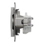 Розетка Schneider Electric ASFORA без заземлення алюм. (EPH3000161)