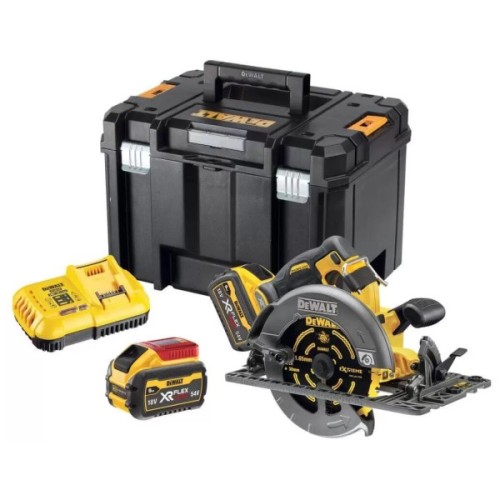 Дискова пила DeWALT 54В XR FLEXVOLT Li-lon диск 190х30 мм, 2x3Ah, 3.7 кг, кейс TSTAK (DCS579X2)