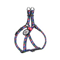 Шлея для котів WAUDOG Nylon з QR паспортом "Інжир" пластиковий фастекс XS (319-4053)