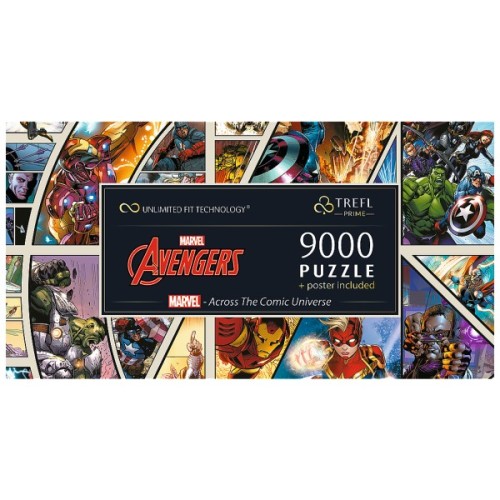 Пазл Trefl UFT Marvel Heroes, 9000 елементів (5900511810226)