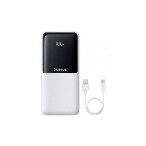 Батарея універсальна Baseus Lipow 20000mAh 22,5W PD, QC/3.0, White (P10079102213-00)