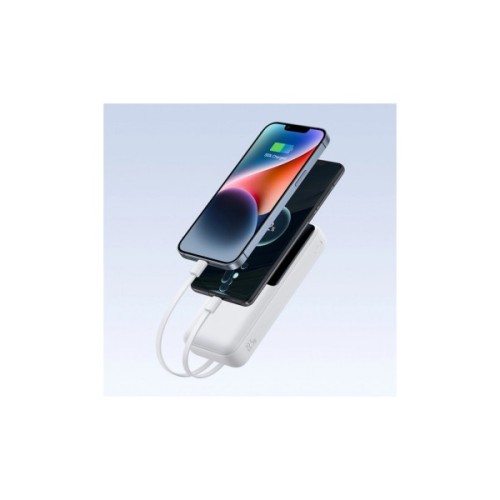 Батарея універсальна Baseus Lipow 20000mAh 22,5W PD, QC/3.0, White (P10079102213-00)