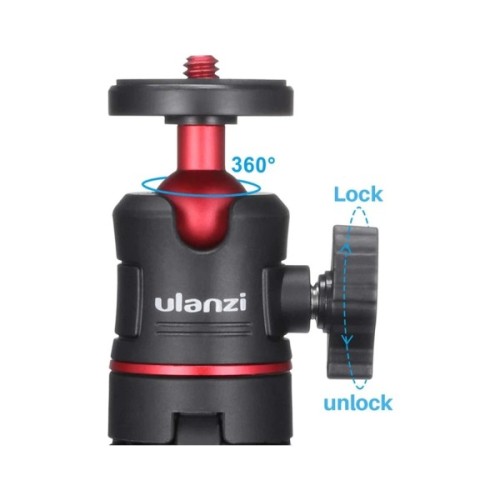 Штатив Ulanzi Vijim Mini Portable and Adjustable Desktop Tripod Black (1601)