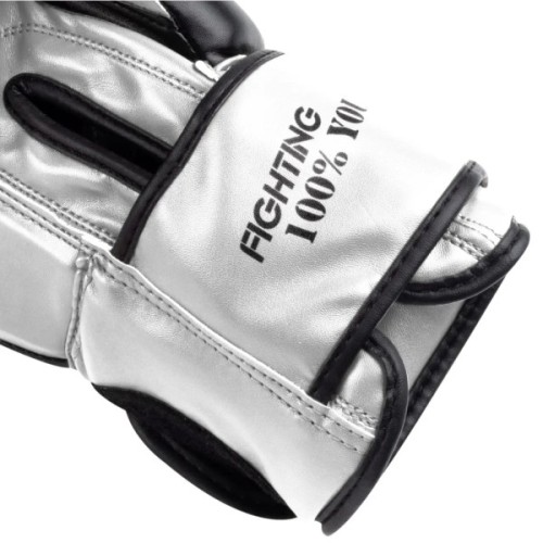 Боксерські рукавички PowerPlay 3004 Classic Чорно-Білі 10 унцій (PP_3004_10oz_Bl/White)