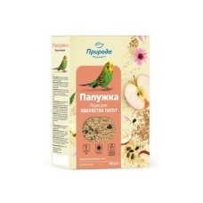 Корм для птахів Природа для хвилястих папуг, йод + ехінацея 500 г (4823082410842)