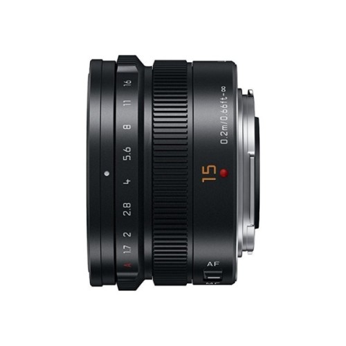 Об'єктив Panasonic Micro 4/3 Lens 15mm f/1.7 ASPH Black (H-X015E9-K)