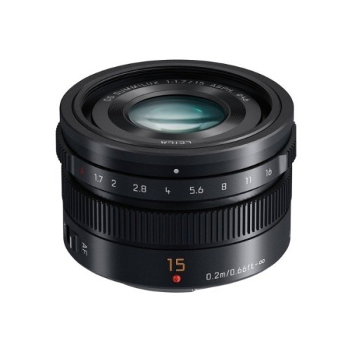 Об'єктив Panasonic Micro 4/3 Lens 15mm f/1.7 ASPH Black (H-X015E9-K)