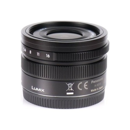 Об'єктив Panasonic Micro 4/3 Lens 15mm f/1.7 ASPH Black (H-X015E9-K)