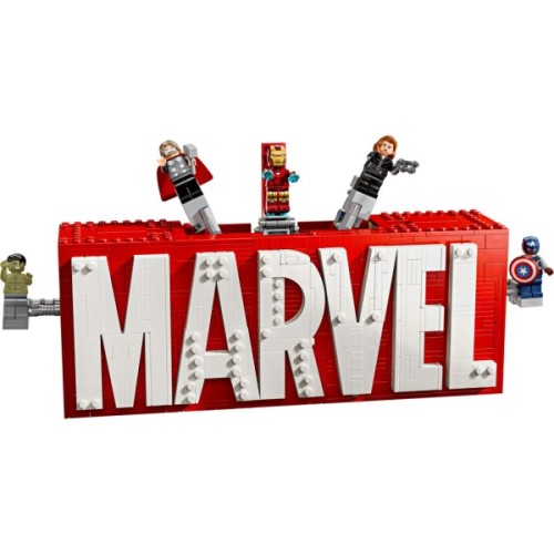 Конструктор LEGO Super Heroes Логотип і мініфігурки MARVEL (76313)
