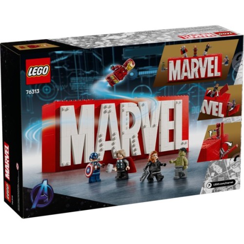 Конструктор LEGO Super Heroes Логотип і мініфігурки MARVEL (76313)