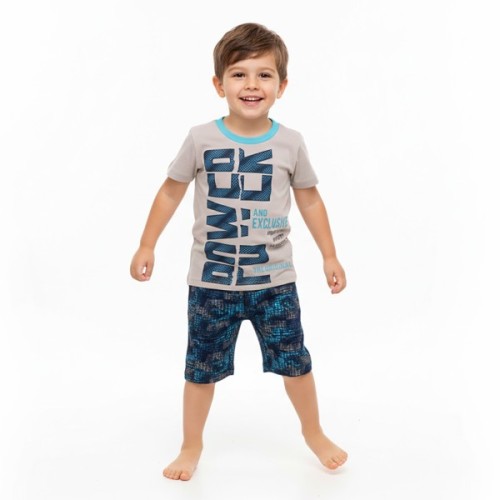 Піжама дитяча Matilda з футболкою (11729-2-110B-blue)