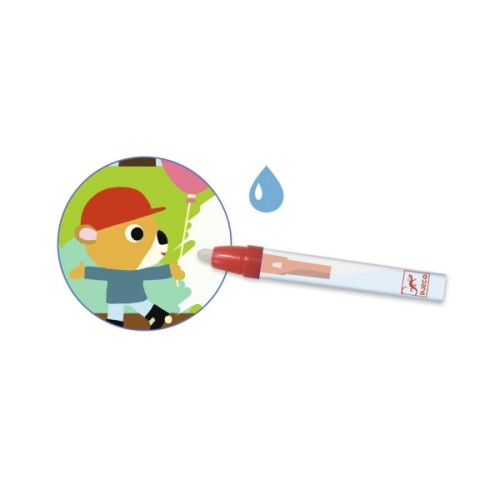 Набір для творчості Djeco В парку художній комплект для малювання водою (DJ09075)