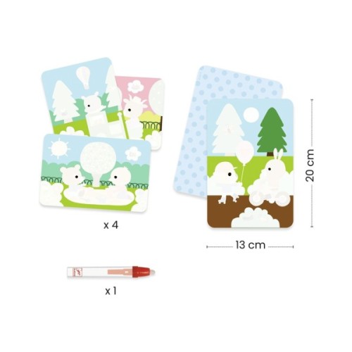 Набір для творчості Djeco В парку художній комплект для малювання водою (DJ09075)