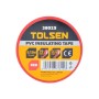 Ізоляційна стрічка Tolsen 19 мм х 9.2 м червона 0.13 мм (38025)