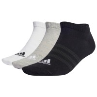 Шкарпетки Adidas T SPW LOW 3P IC1337 сірий, білий, чорний 37-39 (4066746302248)