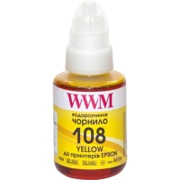 Чорнило WWM Epson L8050/L18050 140г Yellow KeyLock (E108Y)