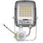 Прожектор Videx F5 20W 3000-5000-6500K з датчиком руху 230V White (VL-F5-020CW-S)
