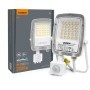 Прожектор Videx F5 20W 3000-5000-6500K з датчиком руху 230V White (VL-F5-020CW-S)