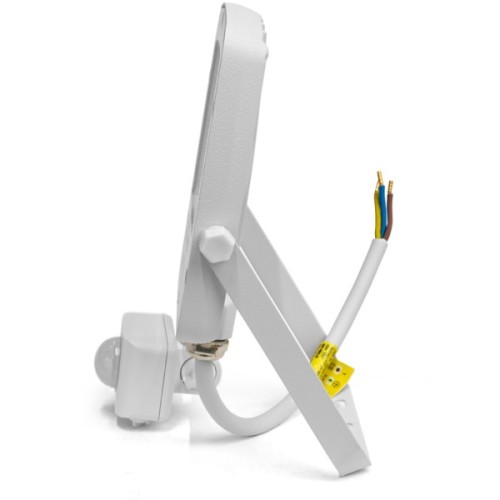 Прожектор Videx F5 20W 3000-5000-6500K з датчиком руху 230V White (VL-F5-020CW-S)