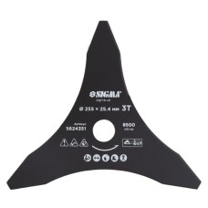 Ніж для тримера Sigma 255x25.4мм, 3Т гострокінцевий (5624351)