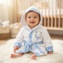 Халат дитячий Miniworld махровий (15485-98B-blue)
