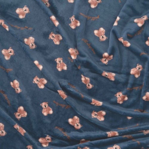Плед Ardesto Flannel 100% поліестер, плюшеві ведмедики 160х200 см (ART0131PB)