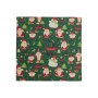 Серветка на стіл Прованс Санта на зеленому 40х40 см (035754)
