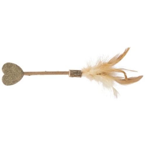 Іграшка для котів Trixie Льодяник з мататабі і сердечком 23 см (4011905424415)