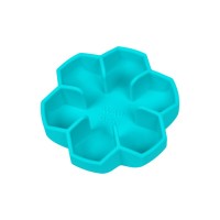 Універсальний посуд для тварин WAUDOG Silicone миска для повільного харчування 450 мл блакитна (23532)