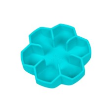 Універсальний посуд для тварин WAUDOG Silicone миска для повільного харчування 450 мл блакитна (23532)