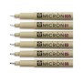 Лайнер Sakura Набір Pigma Micron 6 шт, Чорний (8710141049449)
