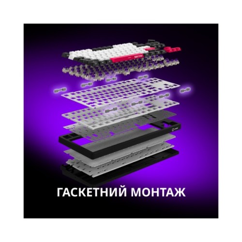 Клавіатура Lorgar KBP70TKLW Wireless TKL Mechanical Pro UA White (LRG-KBP70TKLW-WH-US)