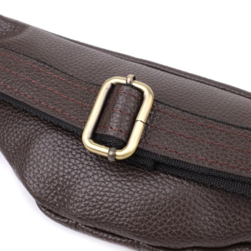 Сумка Shvigel З натуральної шкіри Коричнева (23137)